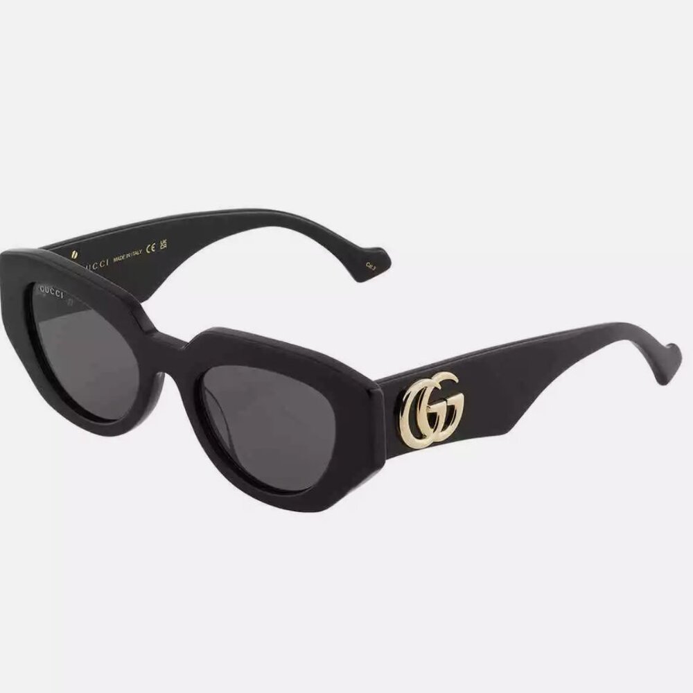 Gucci GG Ladies Black 51mm Sunglasses - Picture 1 of 5